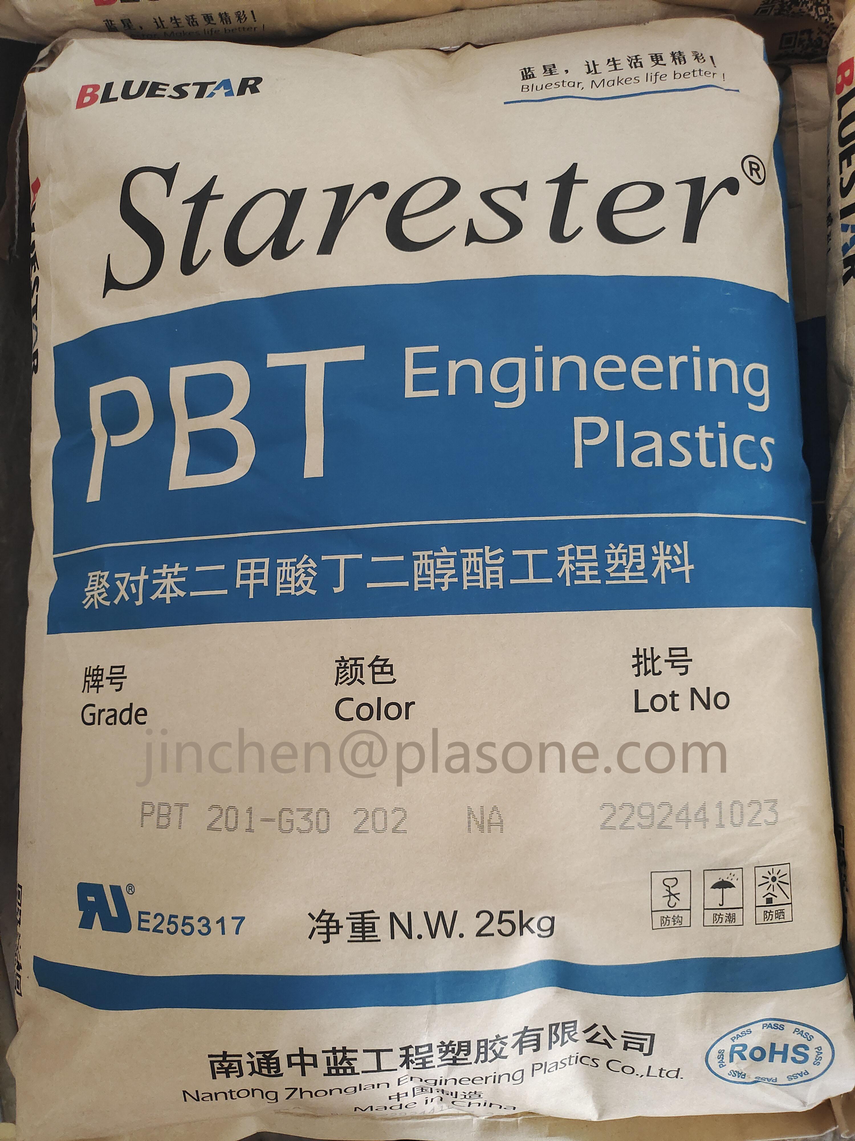 Zhonglan PBT 510G30 glass fiber reinforced by 30%, high mechanical strength
